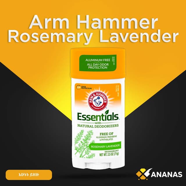 Arm & Hammer Essentials Deodorant Rosemary lavender 