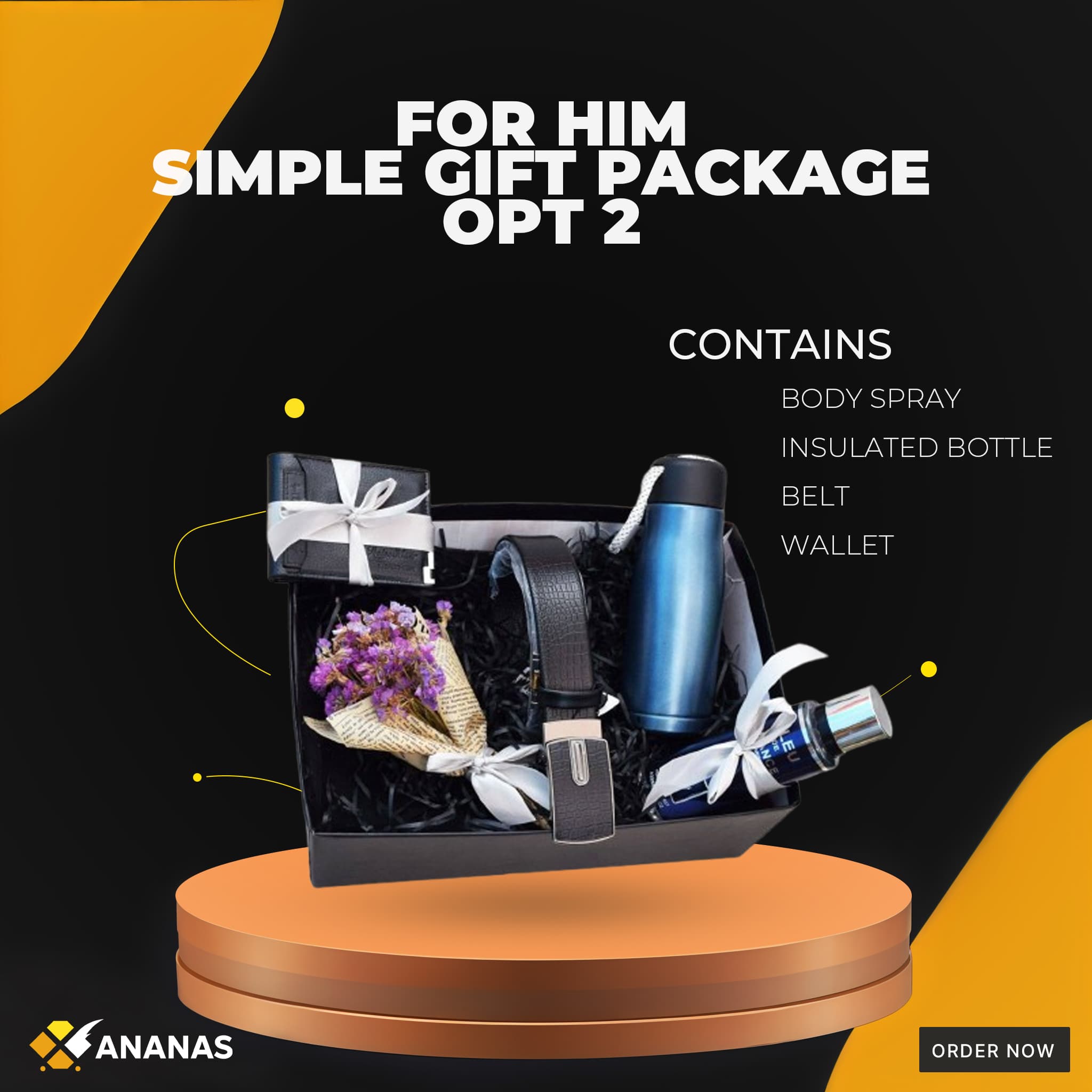 For Him Simple gift package Opt 2