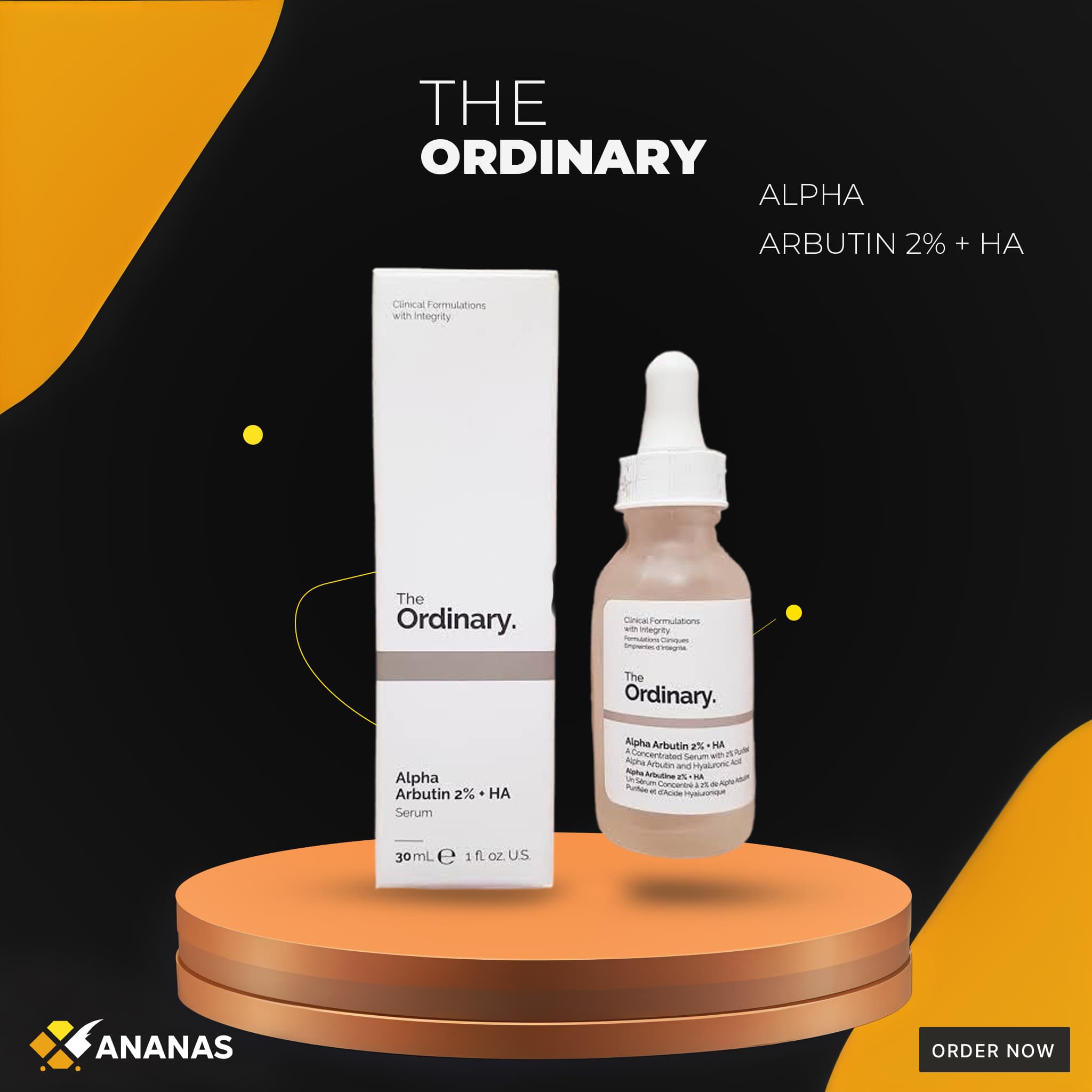 The Ordinary Alpha Arbutin 2% + HA