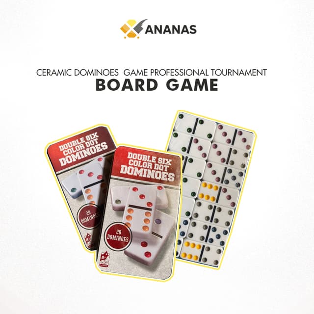 Ceramic Dominoes  Game 