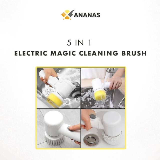 5 in 1 Electric Magic Cleaning Brush
