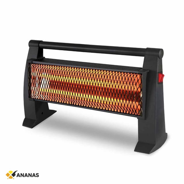 Kumtel Quartz Home Heater. Compact Single Tube Electric Room Heater with Adjustable Power Setting & Overheat Protection. Energy Efficient Indoor Heating