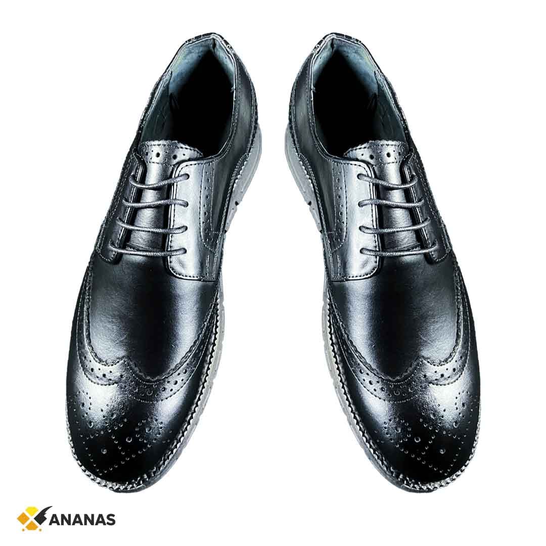 Handcrafted Black Leather Shoes. Premium Genuine Leather Flats for Men, Sleek Minimalist Design with Durable Flat Sole, Handmade Elegance for Everyday Wear