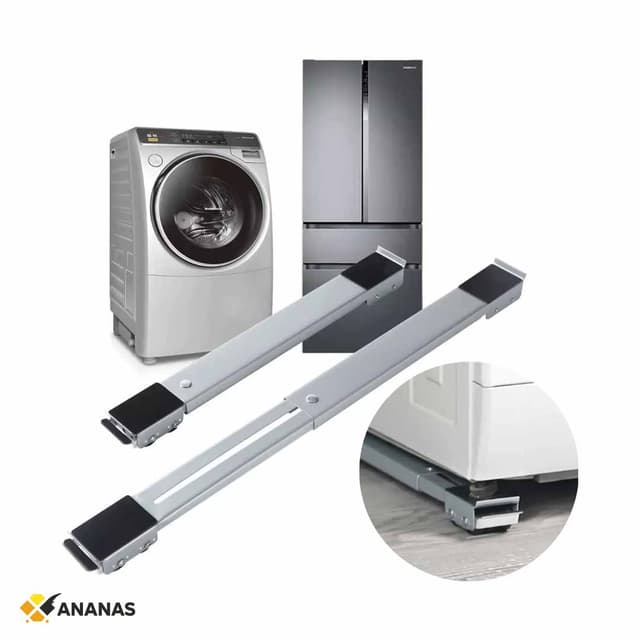 Heavy Duty Adjustable Appliance Roller. Mobile Base for Refrigerator, Washing Machine & Heavy Furniture