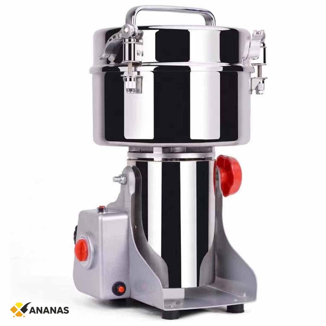 500g Electric Food Grinder Mill. High-Speed Stainless Steel Grinder Machine for Spices, Coffee & Grains