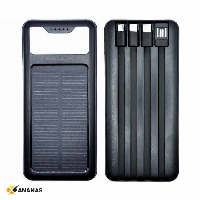 Calus Solar 560. Solar + Electric 50,000mAh Power Bank with Multi-Device Output, LCD Display & Rugged Design