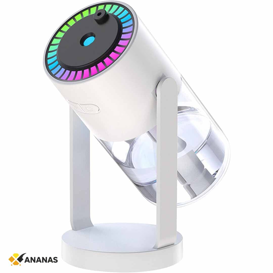 LED Mist Humidifier with Color Changing Projector. 360° Rotating Atmosphere Lamp, Ultrasonic Cool Mist for Bedroom, Nursery, Home Decor
