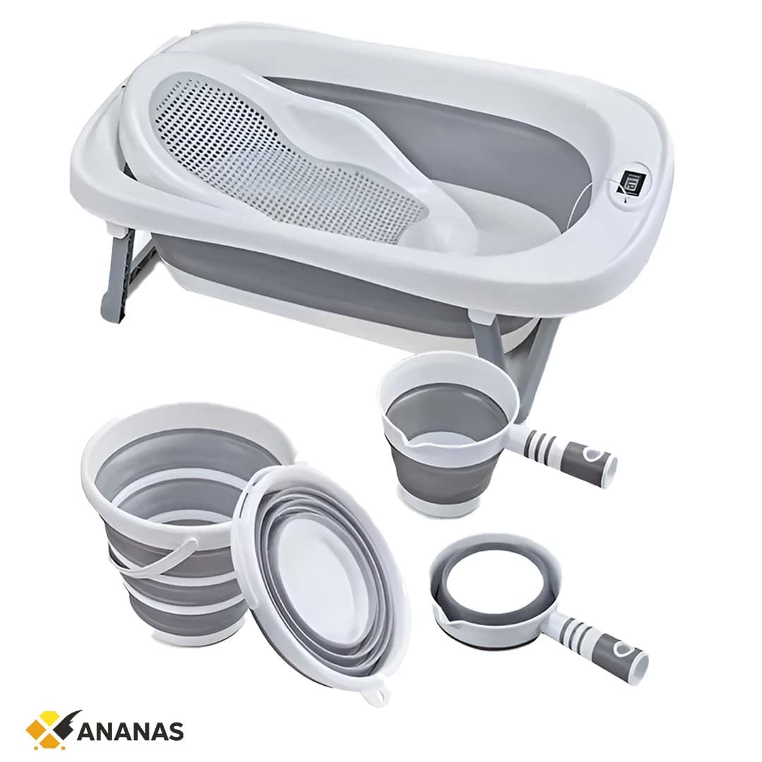 All-in-One Bath Fun – Junbon Baby Bath Set 4 in 1 | MiniMore