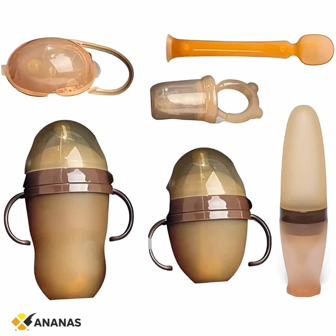 Wide Neck Baby Fedding Bottle with Accessories