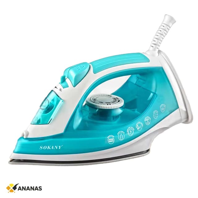 Sokany Steam Iron SK-YD-2110. Fast Heat Non-Stick Soleplate with Powerful Steam