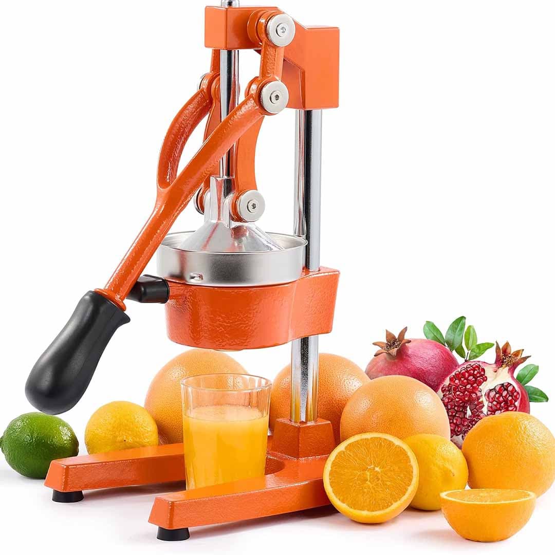Manual Hand Press Juicer. Easy Squeeze Citrus & Fruit Extractor