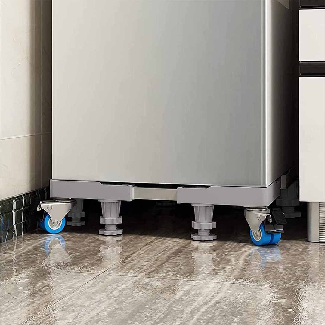 Adjustable Furniture & Appliance Dolly Mover. Expandable Roller Platform with Locking Wheels, Heavy Duty for Refrigerators, Washers, Dryers, Furniture.