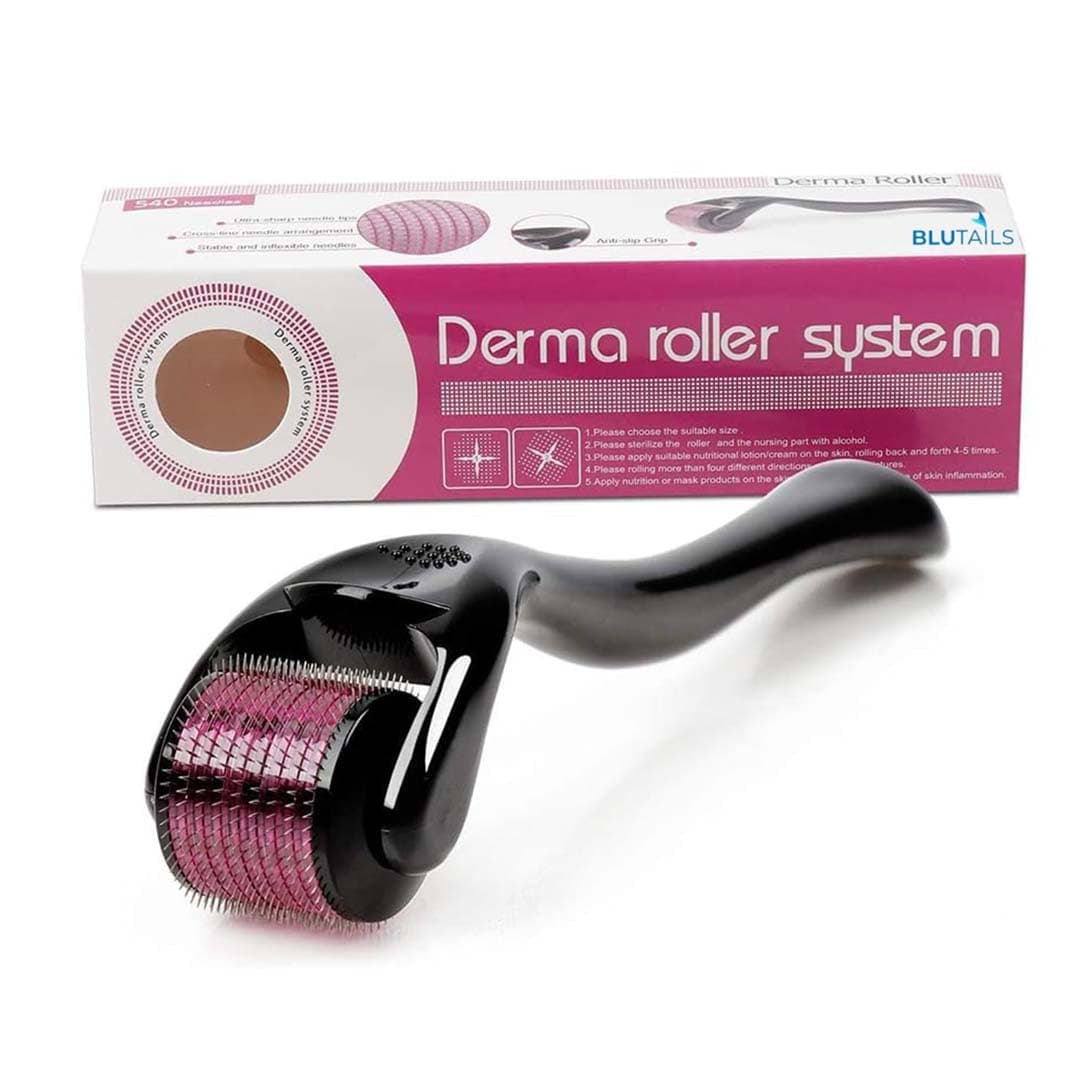 Derma Roller (0.5mm) & Mielle Hair Growth Oil (59ml) Package