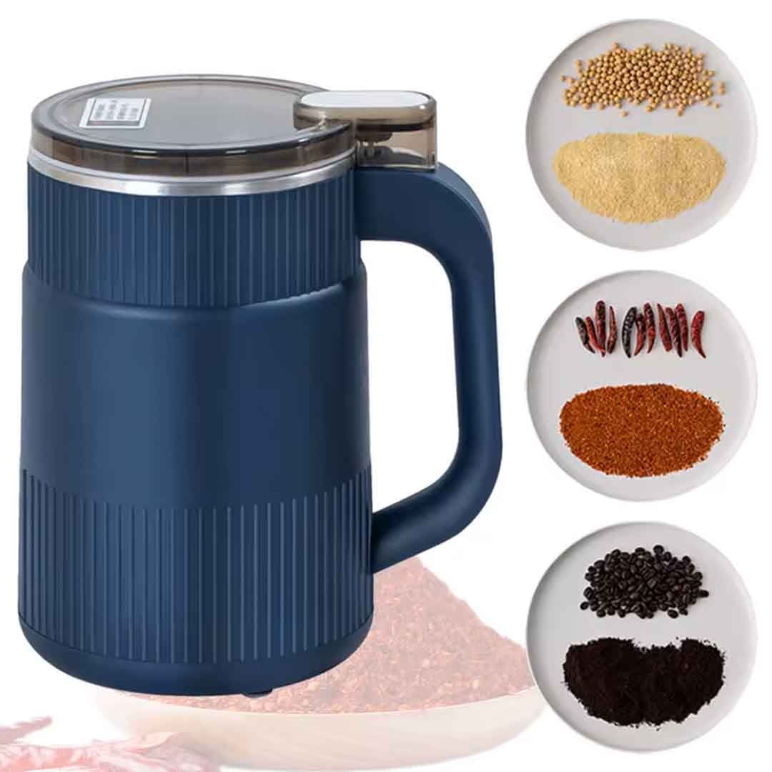 Inima 150W Electric Coffee & Spice Grinder. Compact Stainless Steel Mill for Coffee Beans, Herbs, Nuts & Grains
