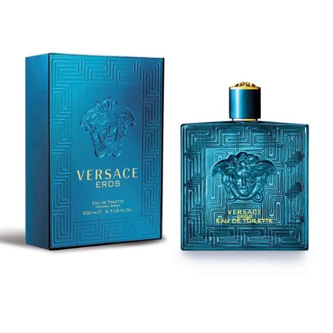 Versace Eros Eau de Parfum for Men – 100ml – Intense, Long-Lasting Fragrance with Vanilla, Mint & Cedarwood – Bold & Seductive Scent