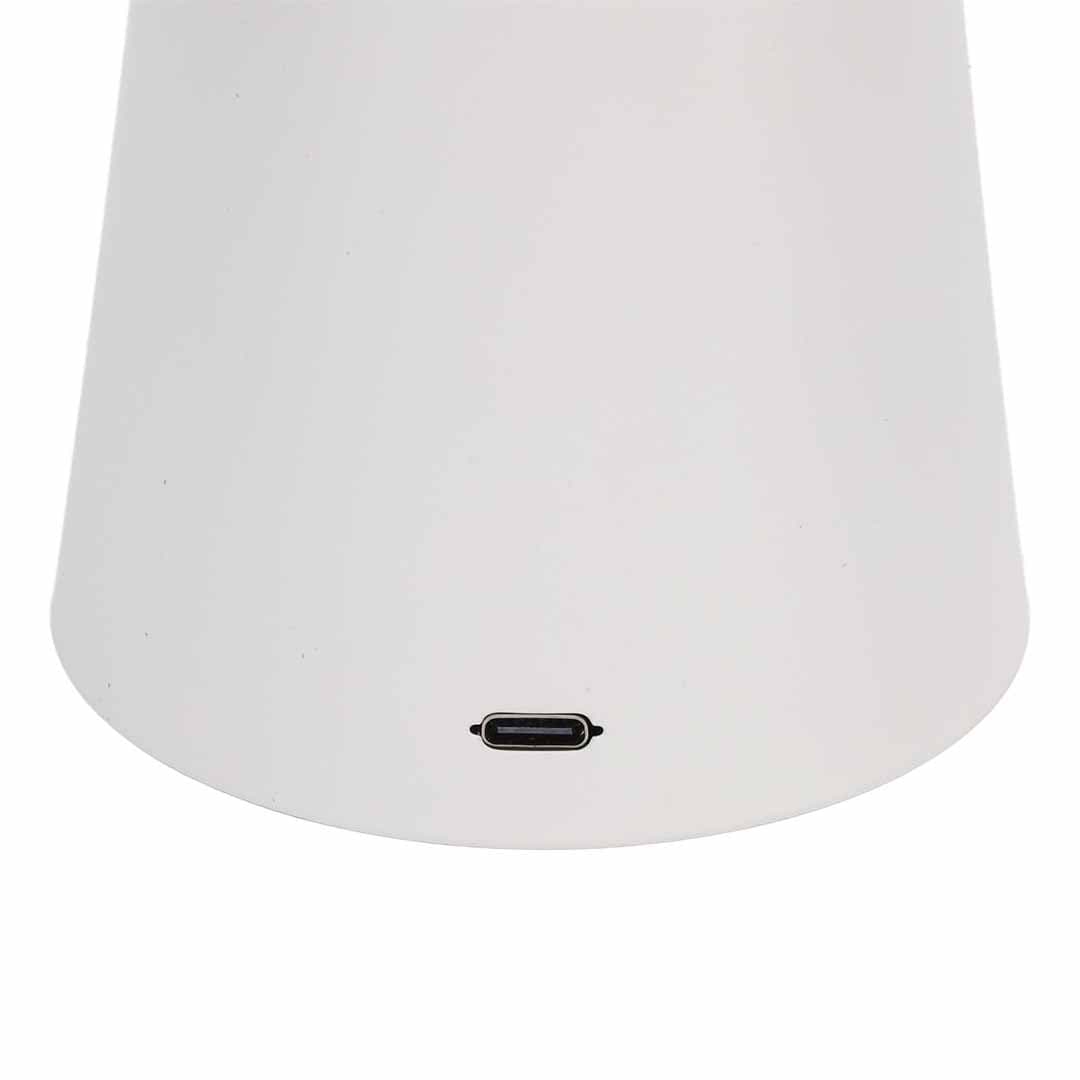 Smart Cordless LED Table Lamp. Touch Control, 3 Color Modes, Dimmable, Rechargeable & Plug-in Option. Modern Bedside, Desk, and Living Room Lamp