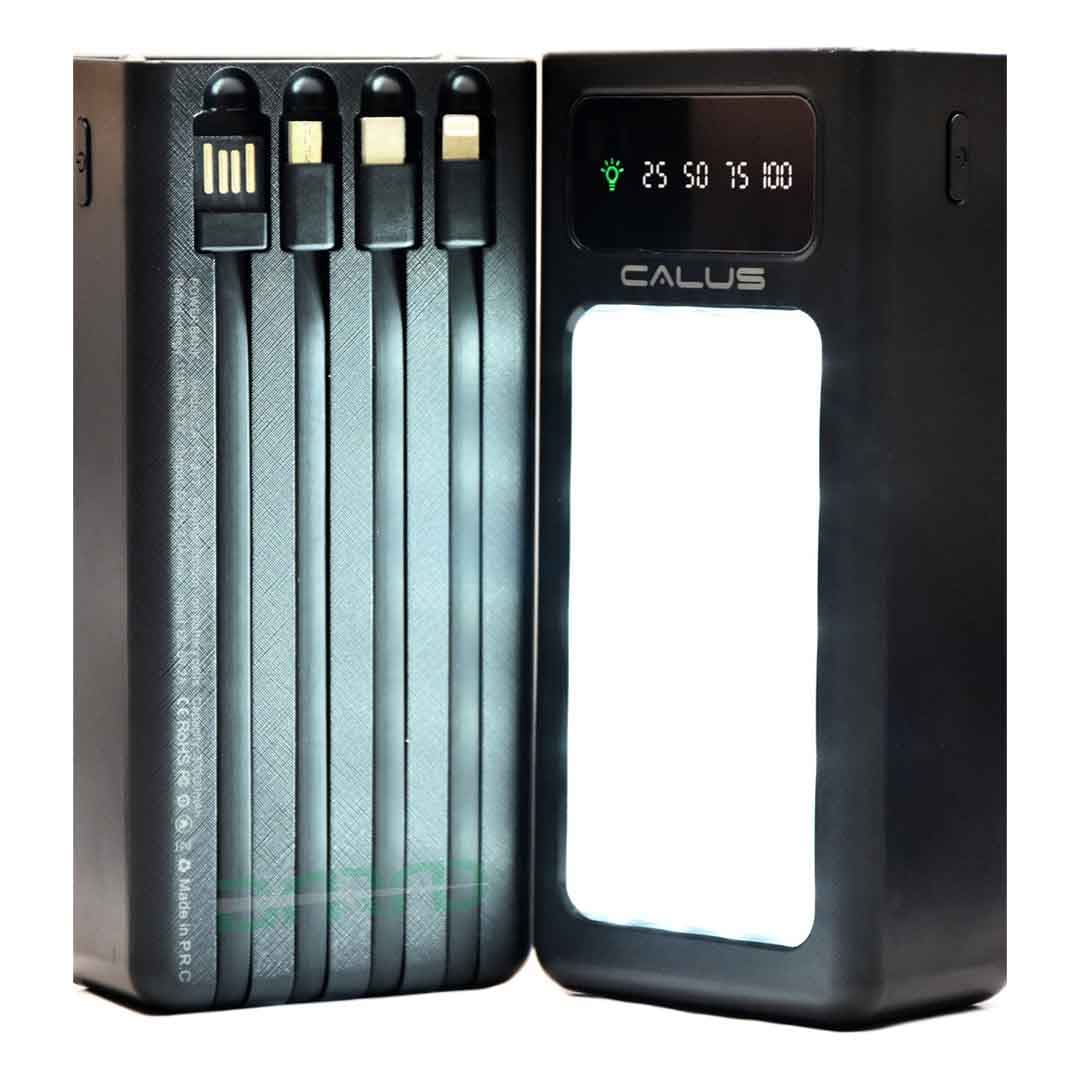 Calus P-377 30,000mAh Power Bank. High Capacity Portable Charger with Multiple Outputs & Fast Recharging