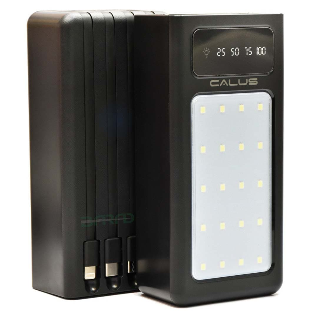 Calus P-377 30,000mAh Power Bank. High Capacity Portable Charger with Multiple Outputs & Fast Recharging