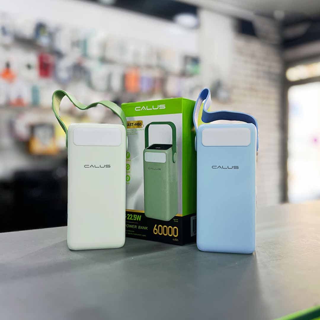 Calus Fast-H60 60,000mAh Power Bank 22.5W Fast Charge, High-Capacity Portable Charger