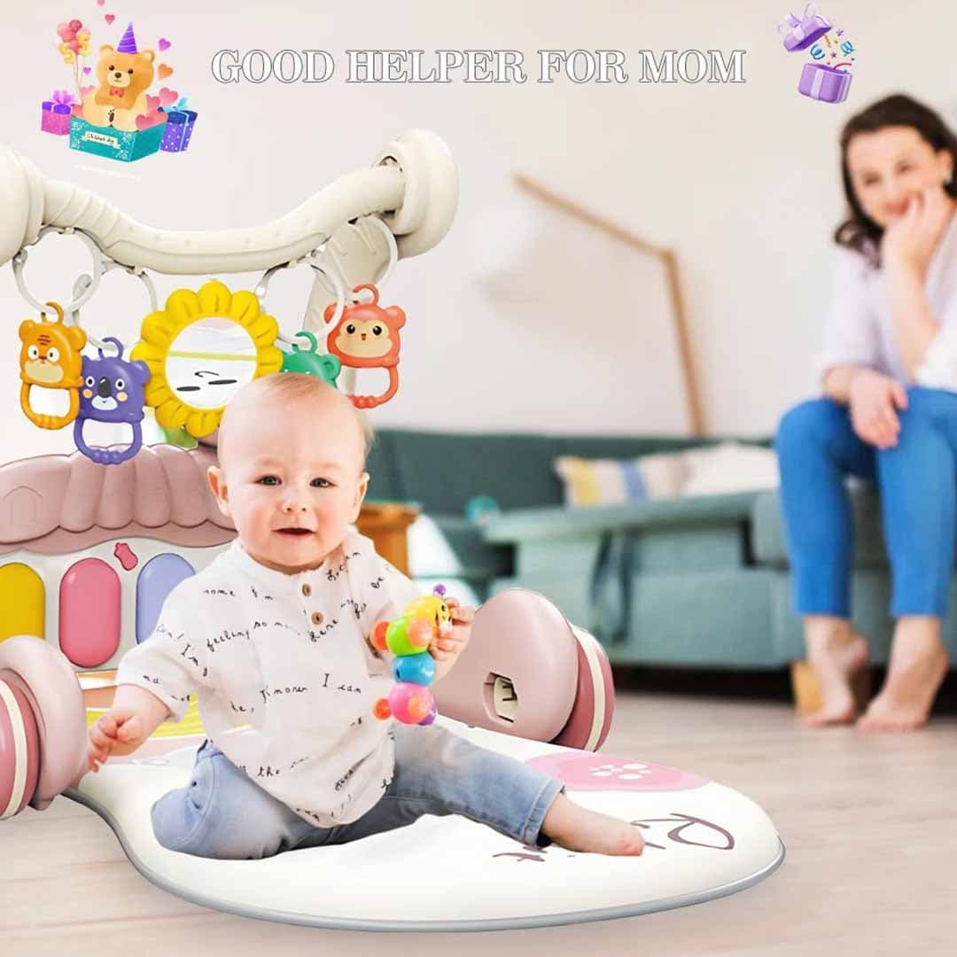 Baby Musical Activity Gym & Learning Walker. Piano Play Mat with Lights.