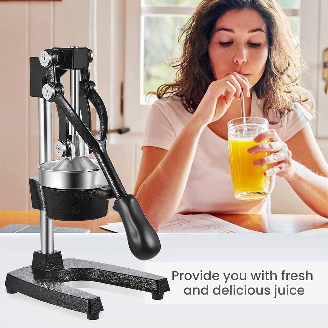 Manual Hand Press Juicer. Easy Squeeze Citrus & Fruit Extractor