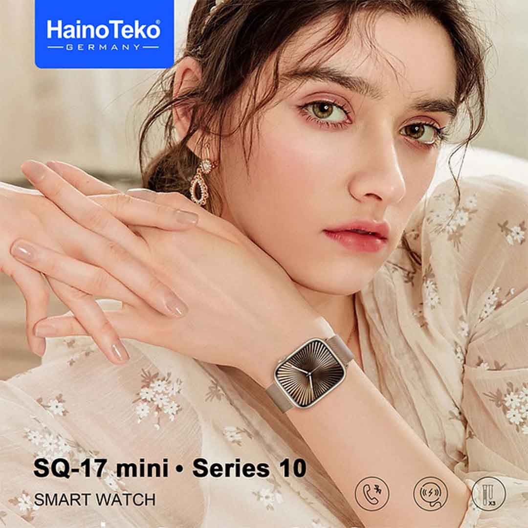 Haino Teko Germany SQ-17 Mini Smart Watch. Compact Design with Smart Features