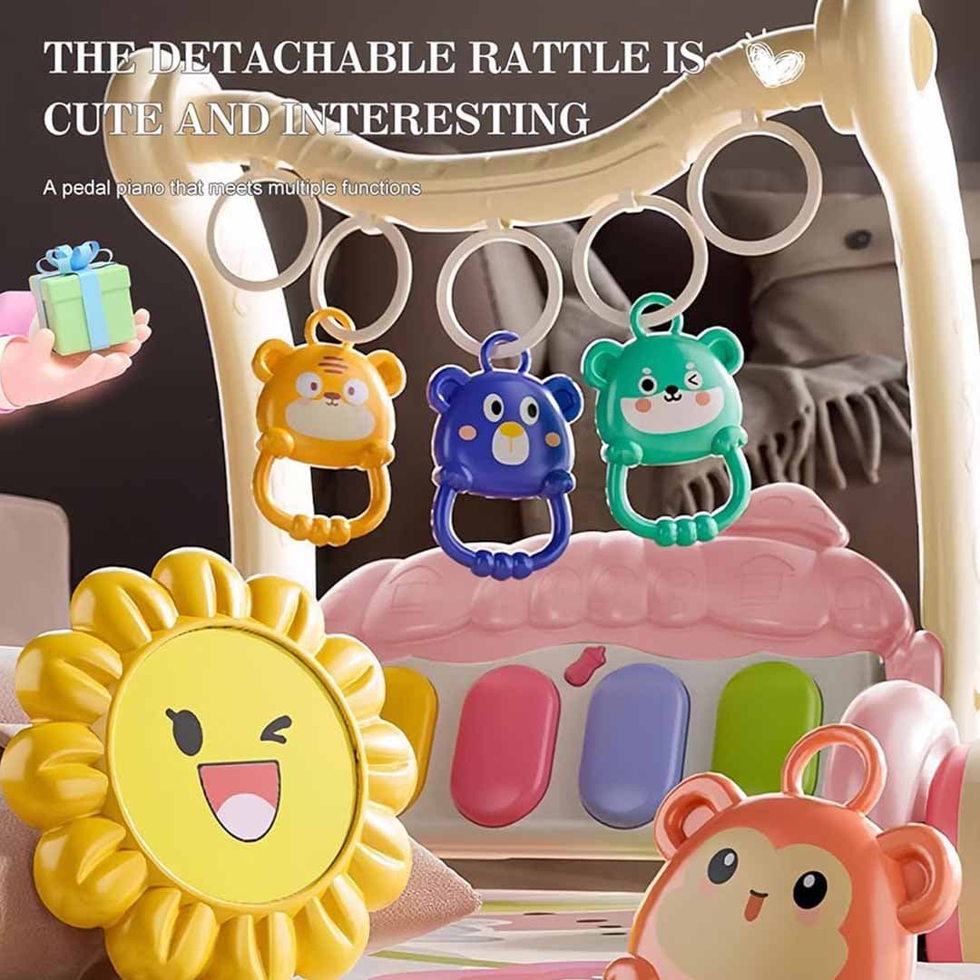 Baby Musical Activity Gym & Learning Walker. Piano Play Mat with Lights.