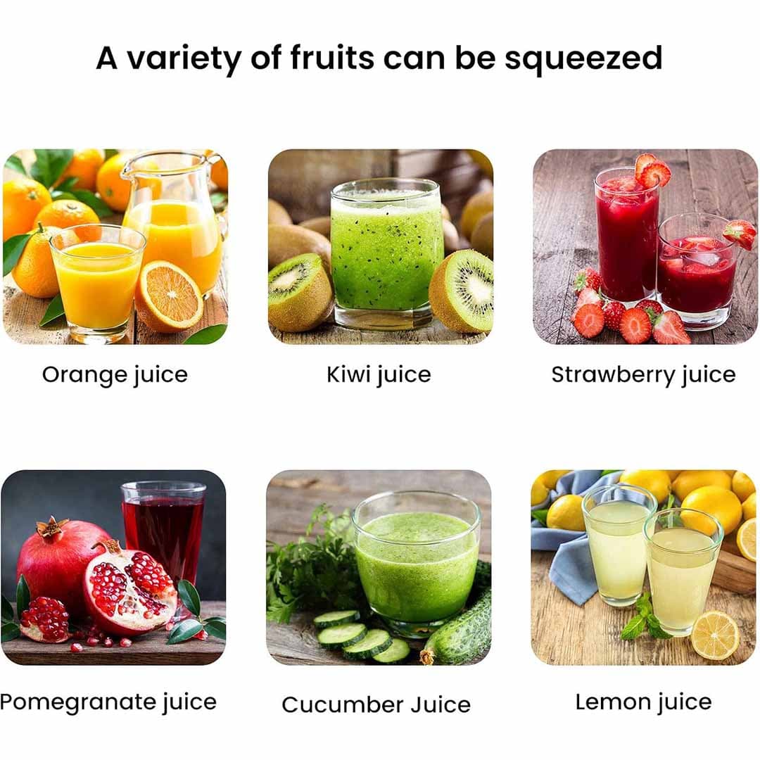 Manual Hand Press Juicer. Easy Squeeze Citrus & Fruit Extractor