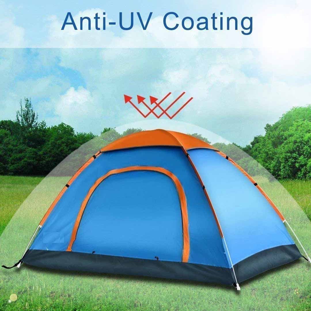 Portable Camping Tent. Weather Resistant Outdoor Shelter.