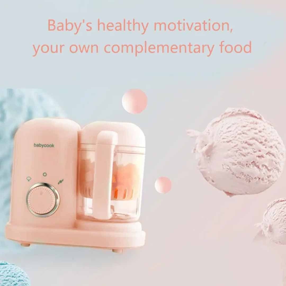  Baby Food Processor. Steam Cook, Blend, Defrost & Reheat, Compact Steamer Blender for Homemade Purees
