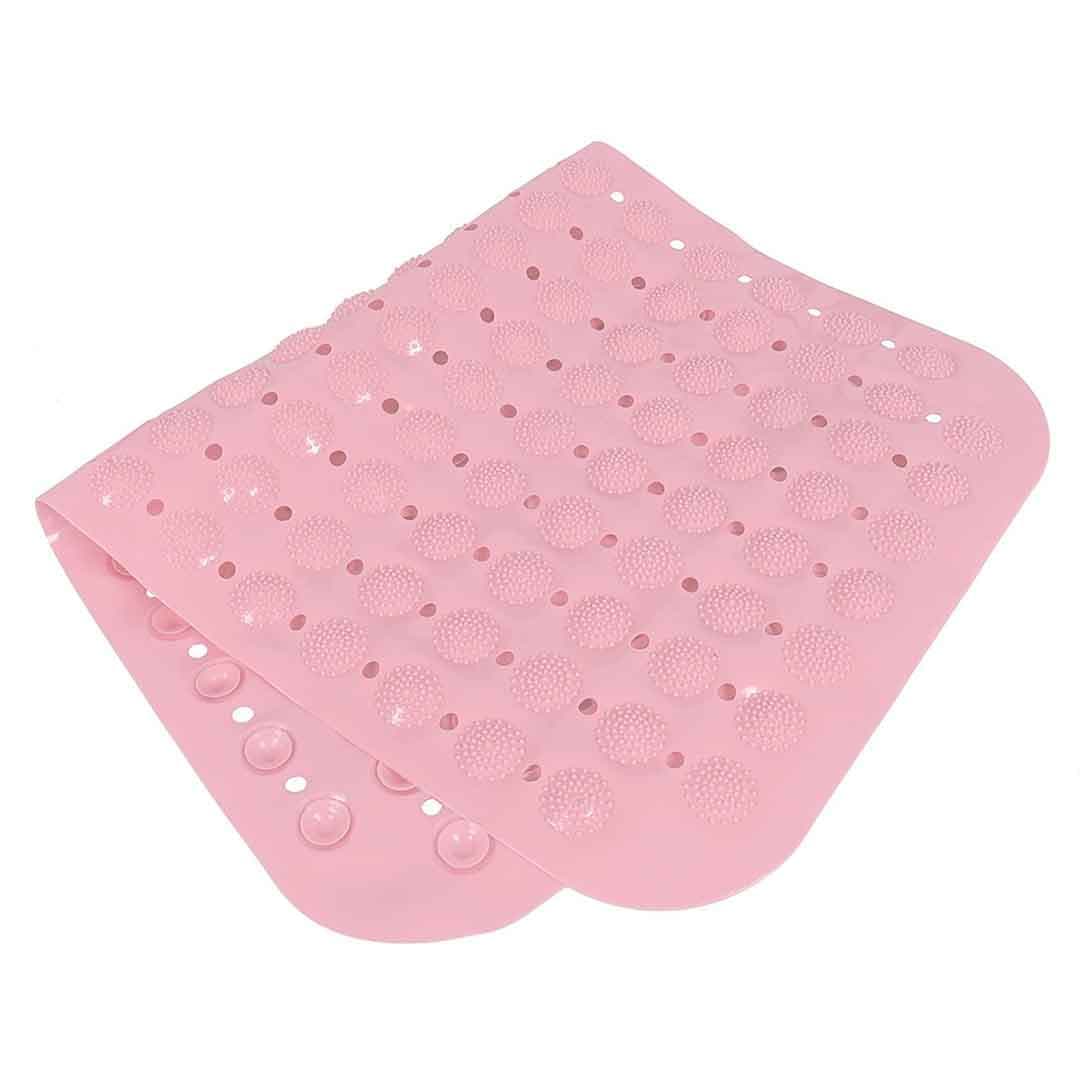 Anti-Slip Bath Mat. Soft Massage Shower Mat with Drain Holes for Bathroom Safety