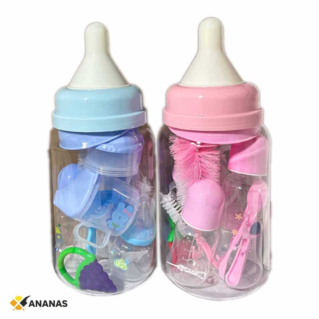 Baby Feeding Bottle Set. Complete Newborn Care Kit