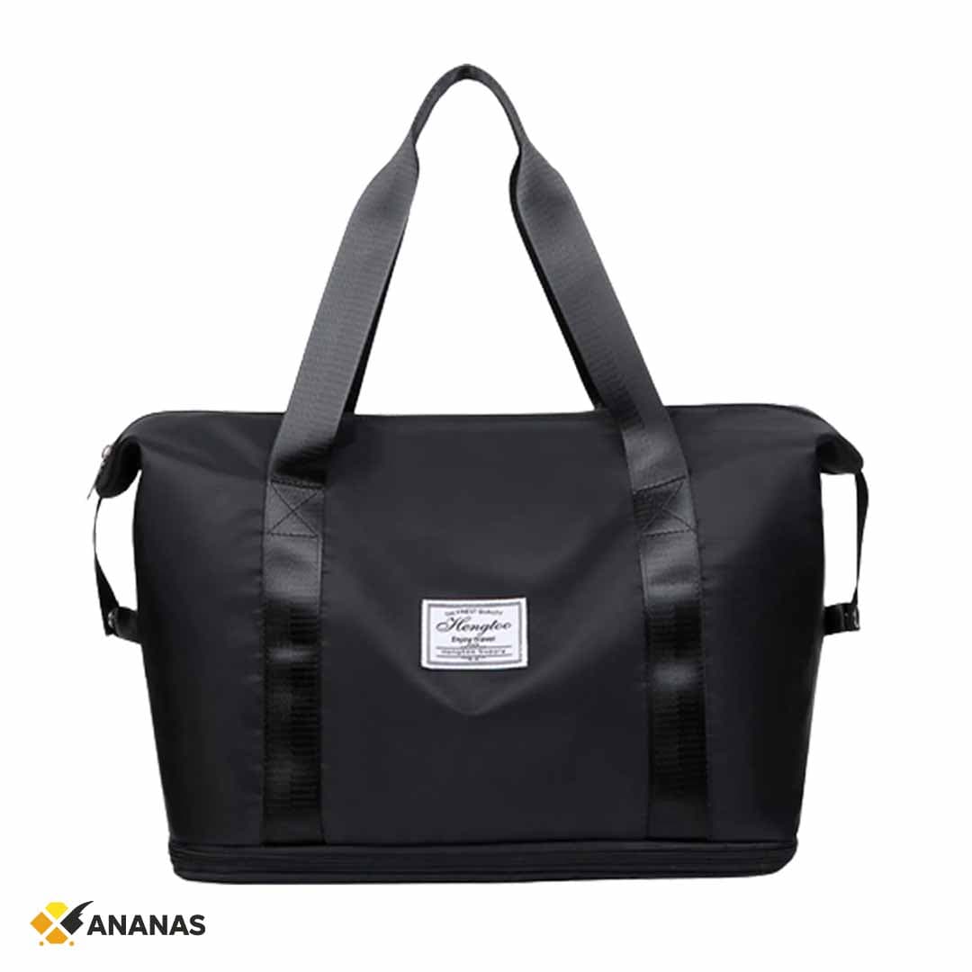 Large Gym & Travle Bag. Waterproof Foldable Duffel Bag with Shoe Compartment