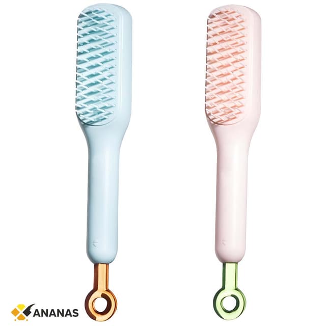 Strech and shrink comb hair brush