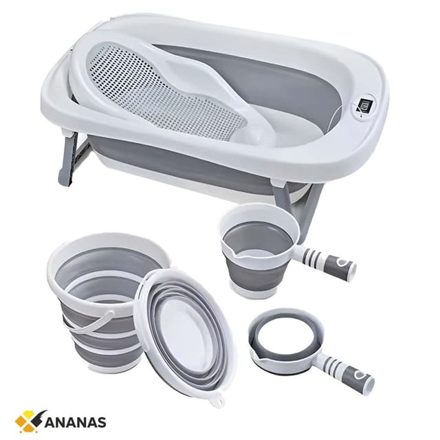 All-in-One Bath Fun – Junbon Baby Bath Set 4 in 1 | MiniMore